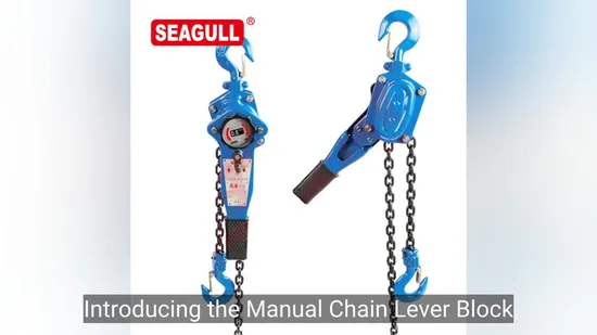 Ручная цепная таль с ручным шкивом и рычажным блоком Seagull Brand 0,8 т