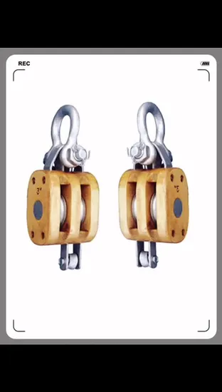 Подъемный чугунный блок черного цвета для подъема