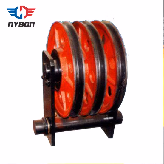 Высококачественный тройной шкивный блок, используемый на верфи